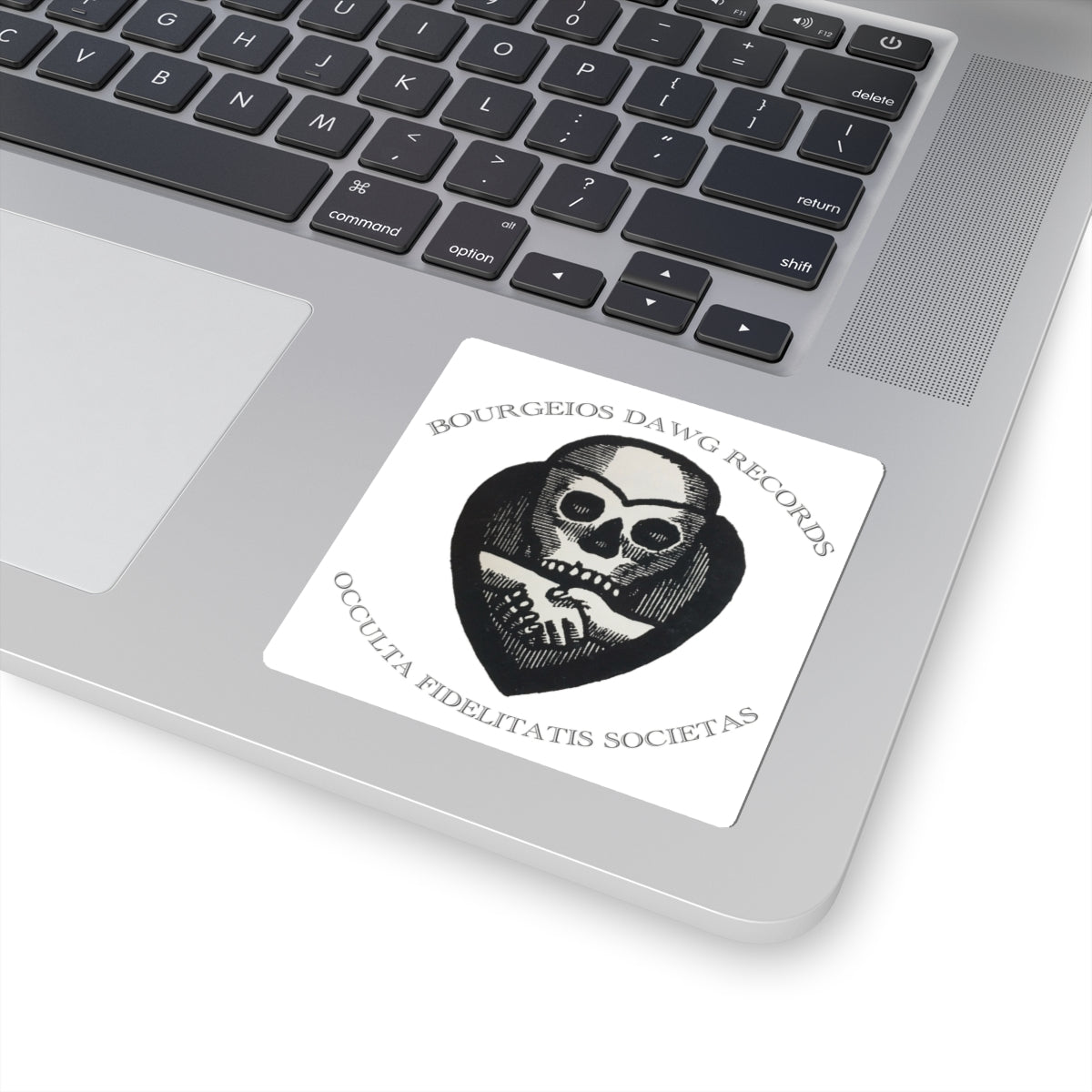 Bourgeois Dawg Records - Kiss-Cut Stickers, Laptop Stickers, Gift for Kids, Car and Bumper Stickers