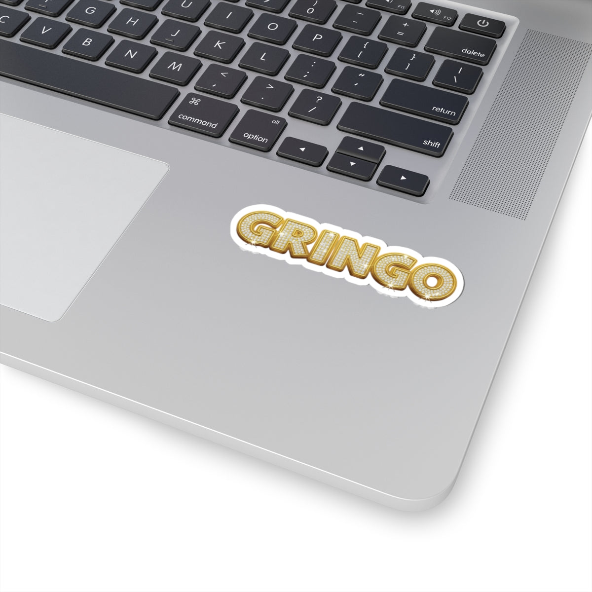 Gold Studded Gringo - Kiss-Cut Stickers, Outdoor Enthusiast Decor, Laptop Stickers, Gift for Kids, Car and Bumper Stickers