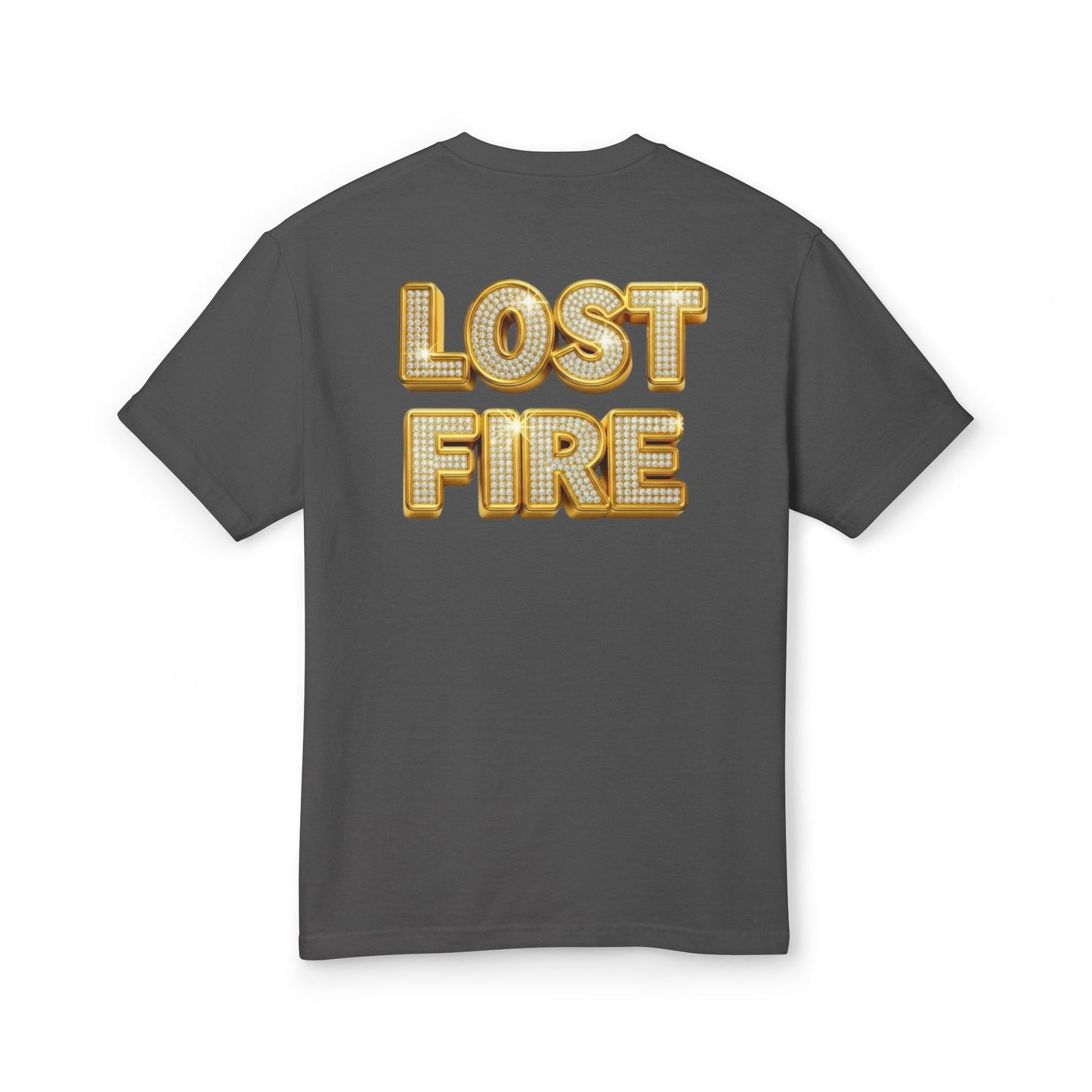 Gold Studded Gringo - Gold Studded Lost Fire (backside) - Everyday Casual Top Tee