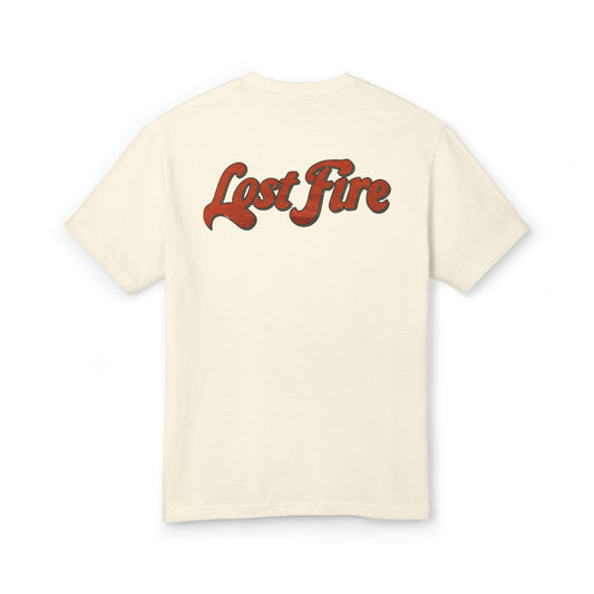 LOST FIRE / 'I'm Just Happy To Be Here' Tommy The Beach Monkey - Vintage-Inspired 'Lost Fire' Unisex Cotton Tee