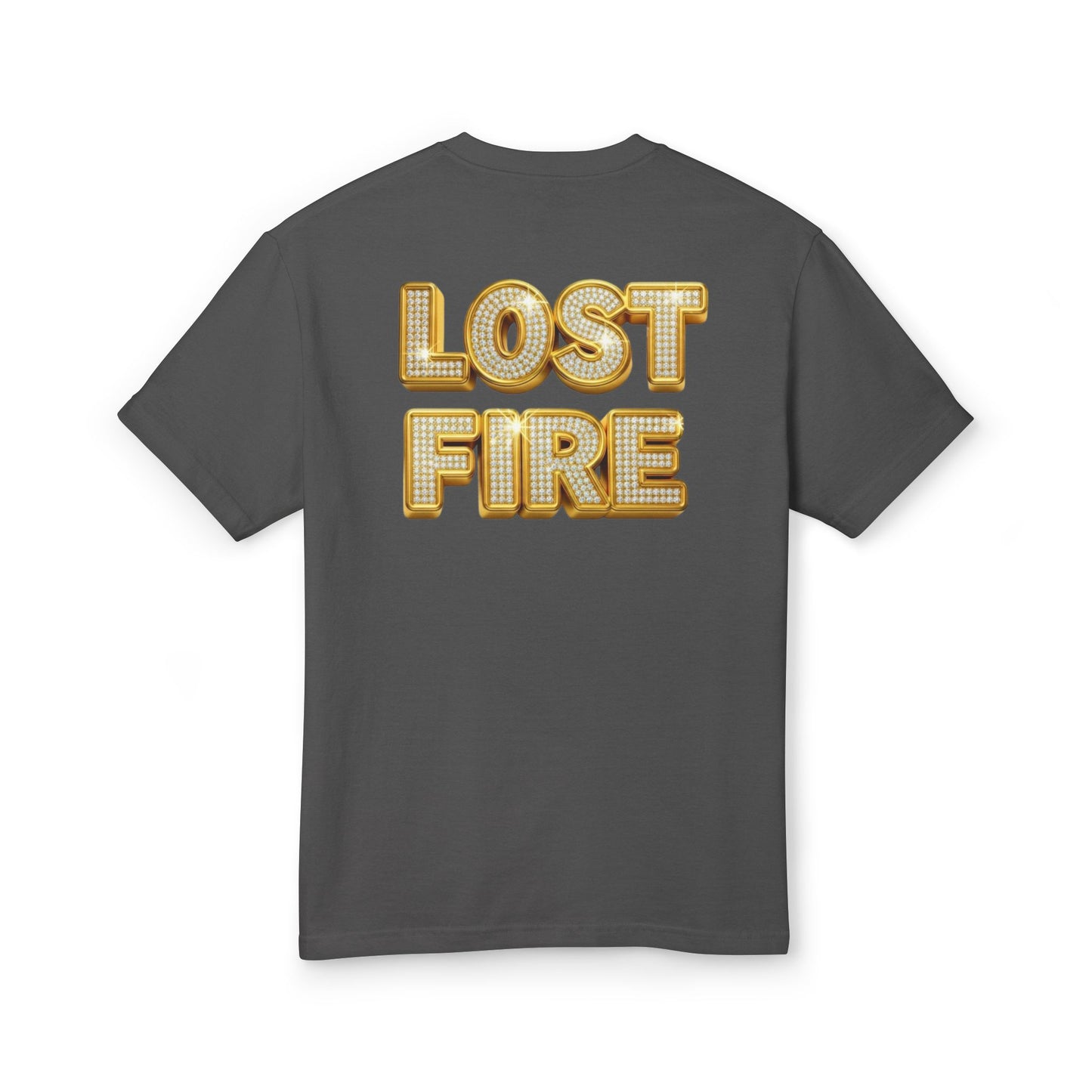 Gold Studded Gringo - Gold Studded Lost Fire (backside) - Everyday Casual Top Tee
