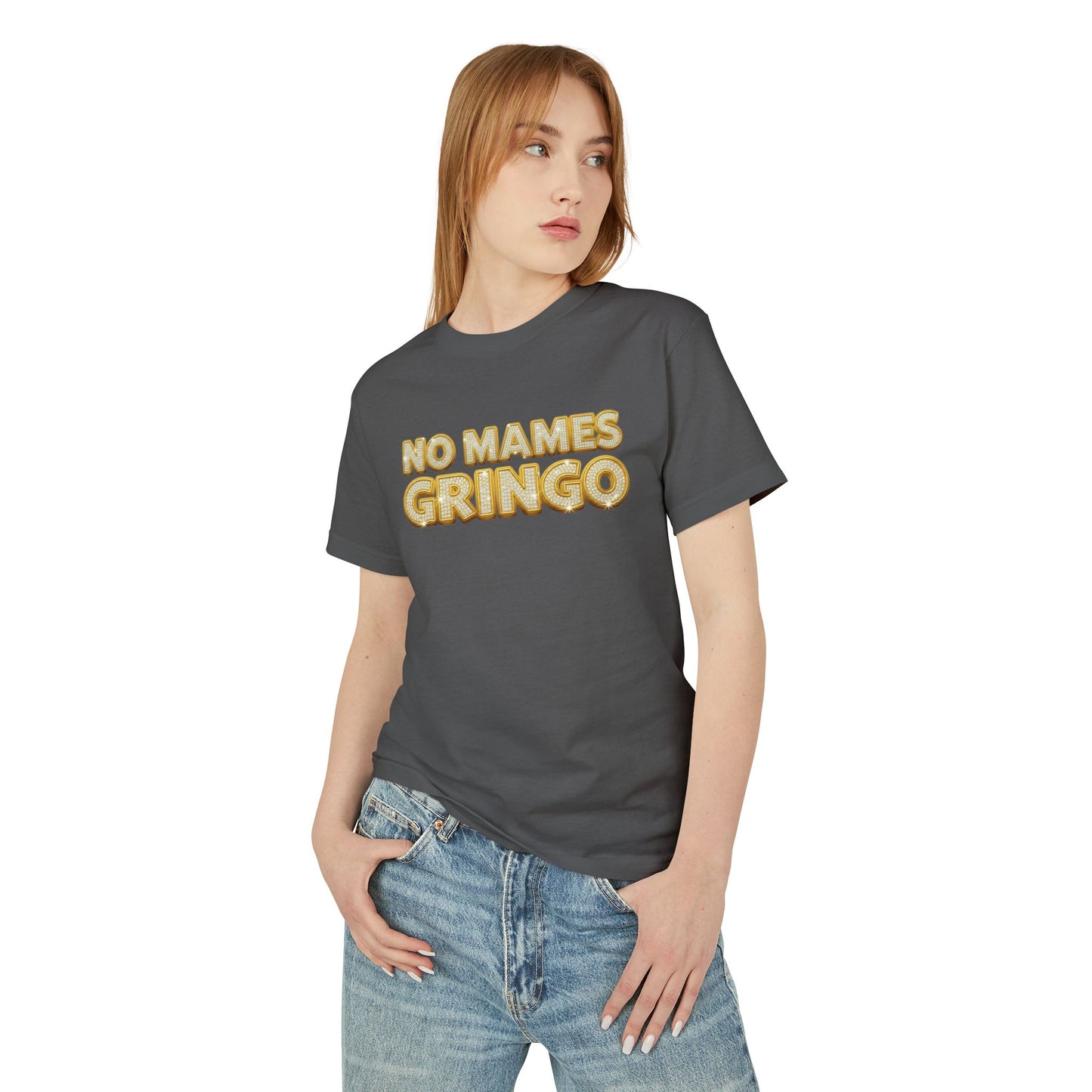 Gold Studded Gringo - Gold Studded Lost Fire (backside) - Everyday Casual Top Tee