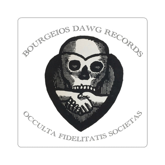 Bourgeois Dawg Records  - Kiss-Cut Stickers, Laptop Stickers, Gift for Kids, Car and Bumper Stickers