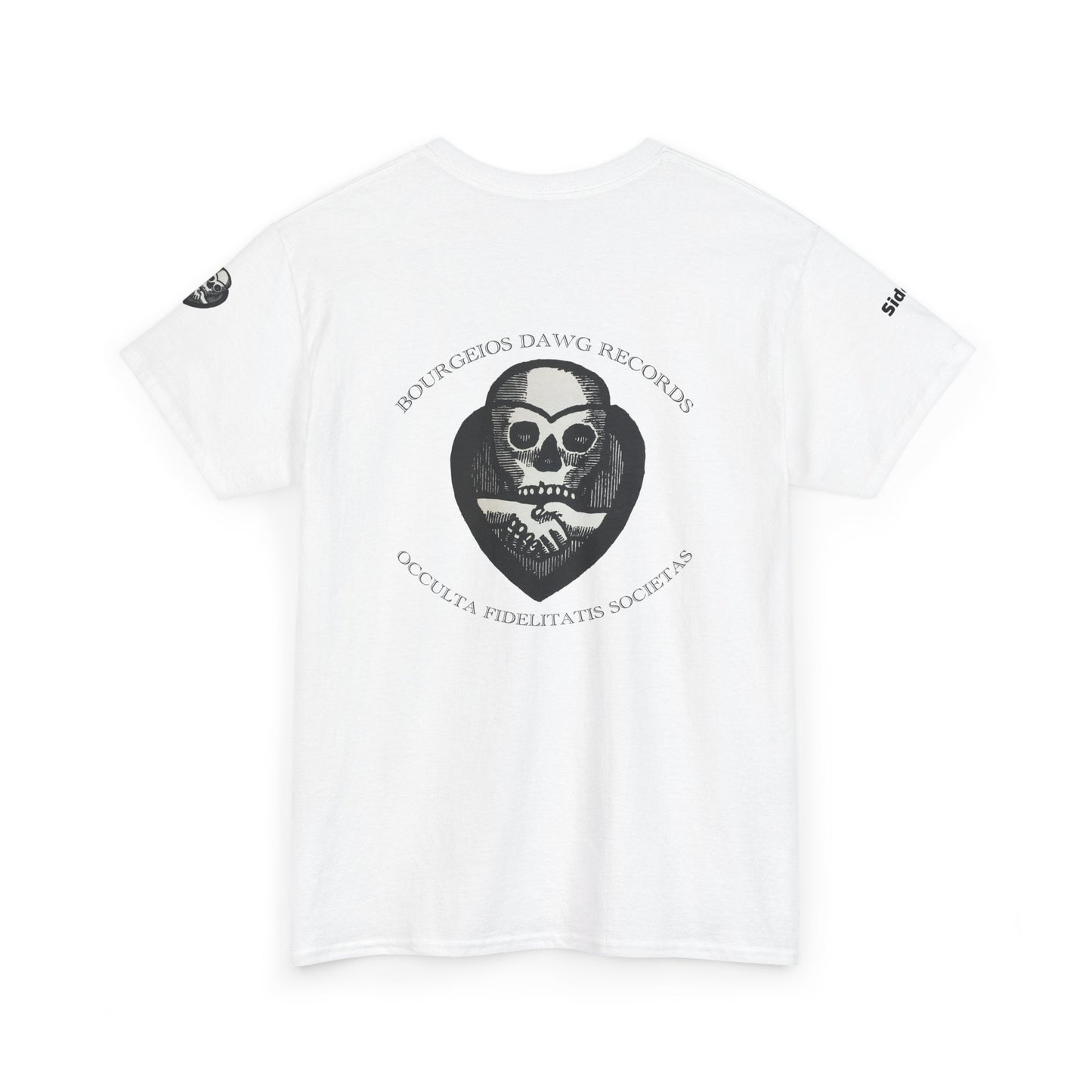 Bourgeois Dawg Records - I Fucking Love My Record Collection (backside) Unisex Cotton T-Shirt