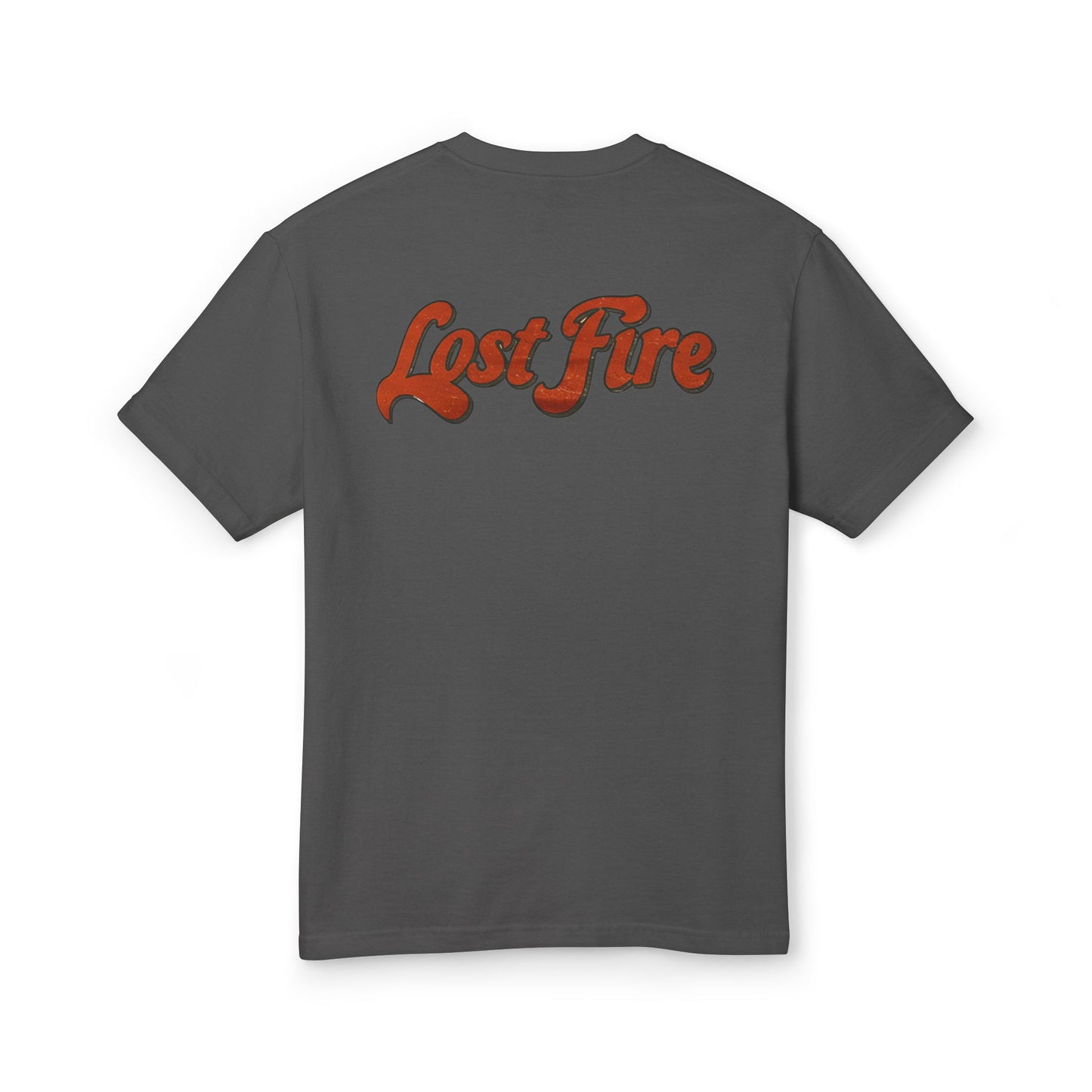 Llama Kissin' Beer Drinkin' etc - Lost Fire logo (back) - Unisex Heavyweight Cotton Tee