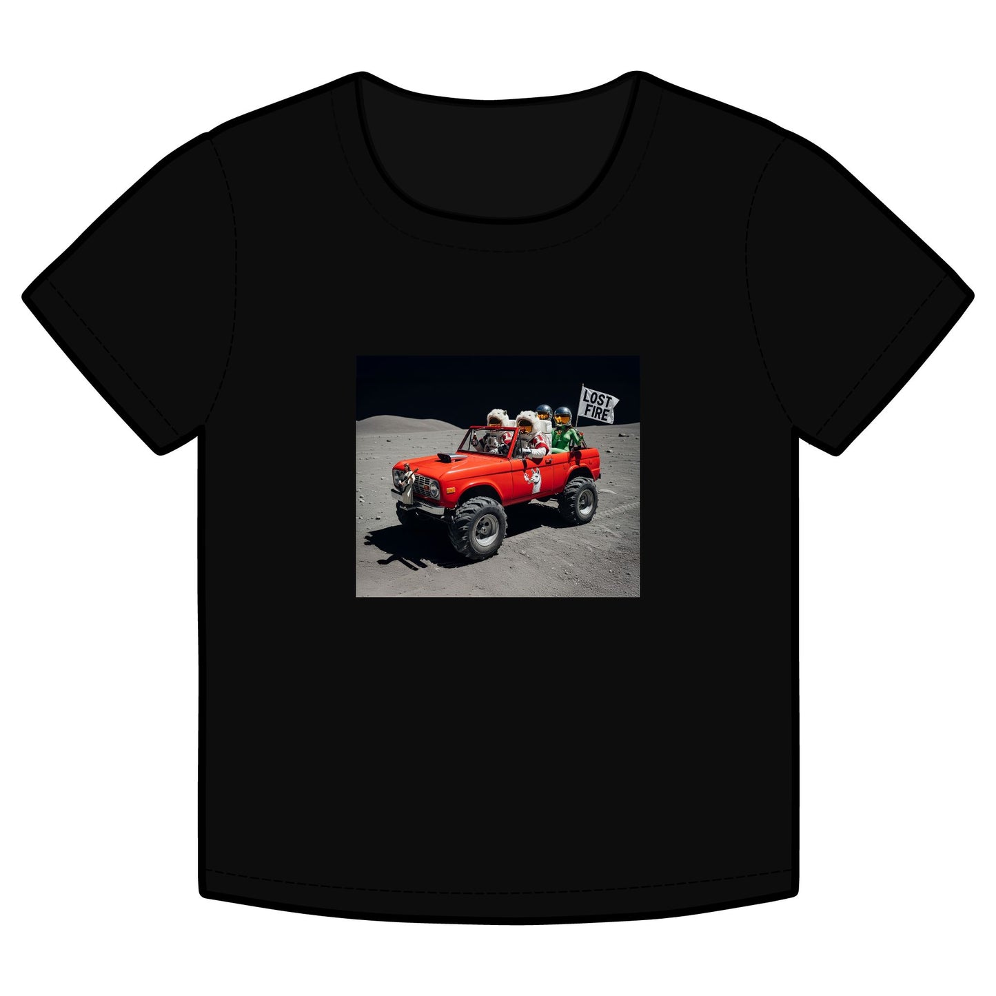 Lost Fire - Cosmic Adventure Party Truck - Keeping Me Out Of The Ditch - Organic Rib Baby Tee
