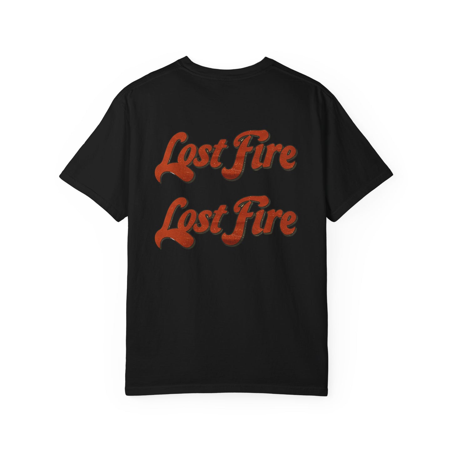 Lost Fire - "Un Conejito Me Die Un Besito" Tee Lyrics with Double Lost Fire Logo Back. Vintage-Style Unisex T-Shirt