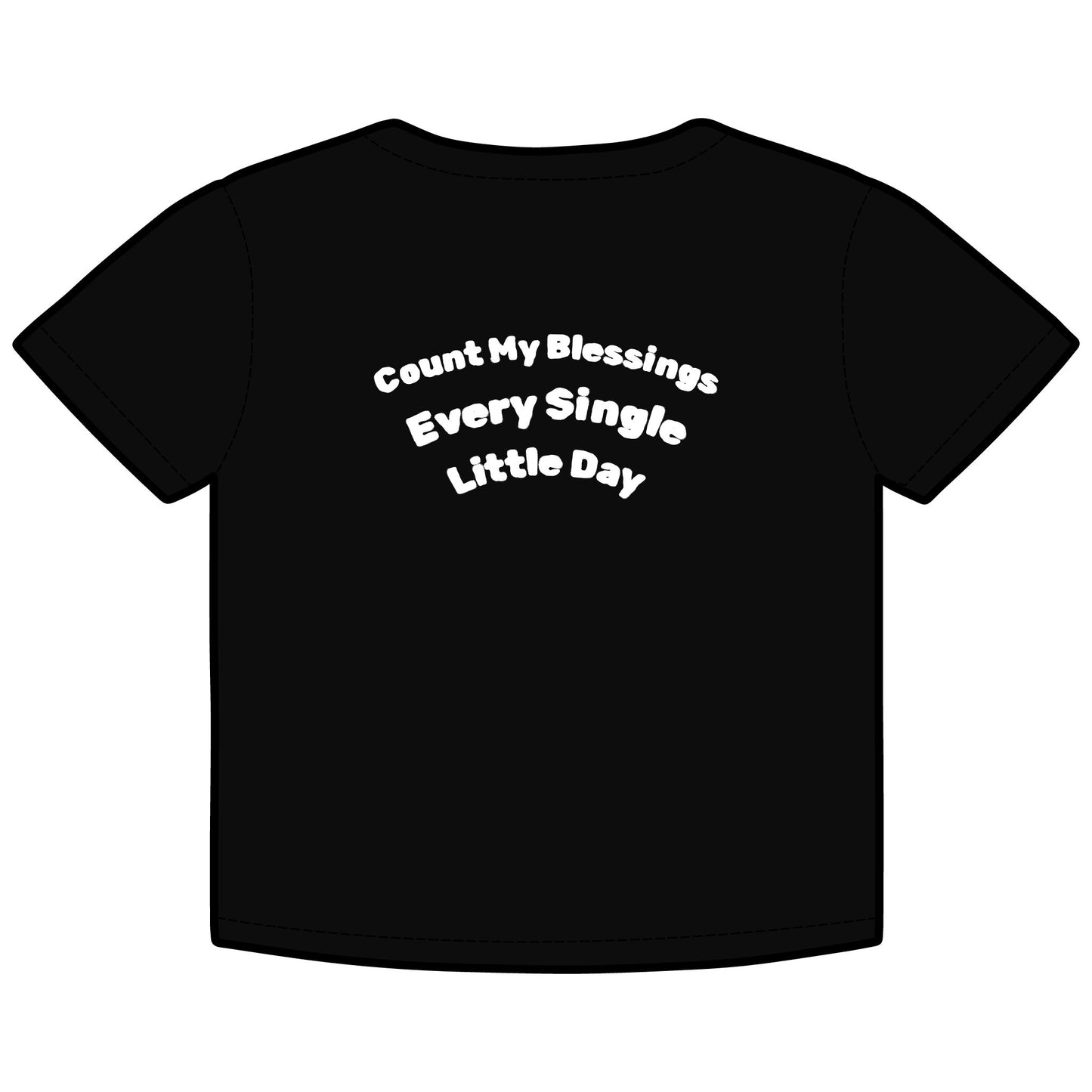 Lost Fire - Chillaxin' Party Llama with Gummi Bears  - Count My Blessings Every Single Little Day - Adorable Organic Rib Baby Tee