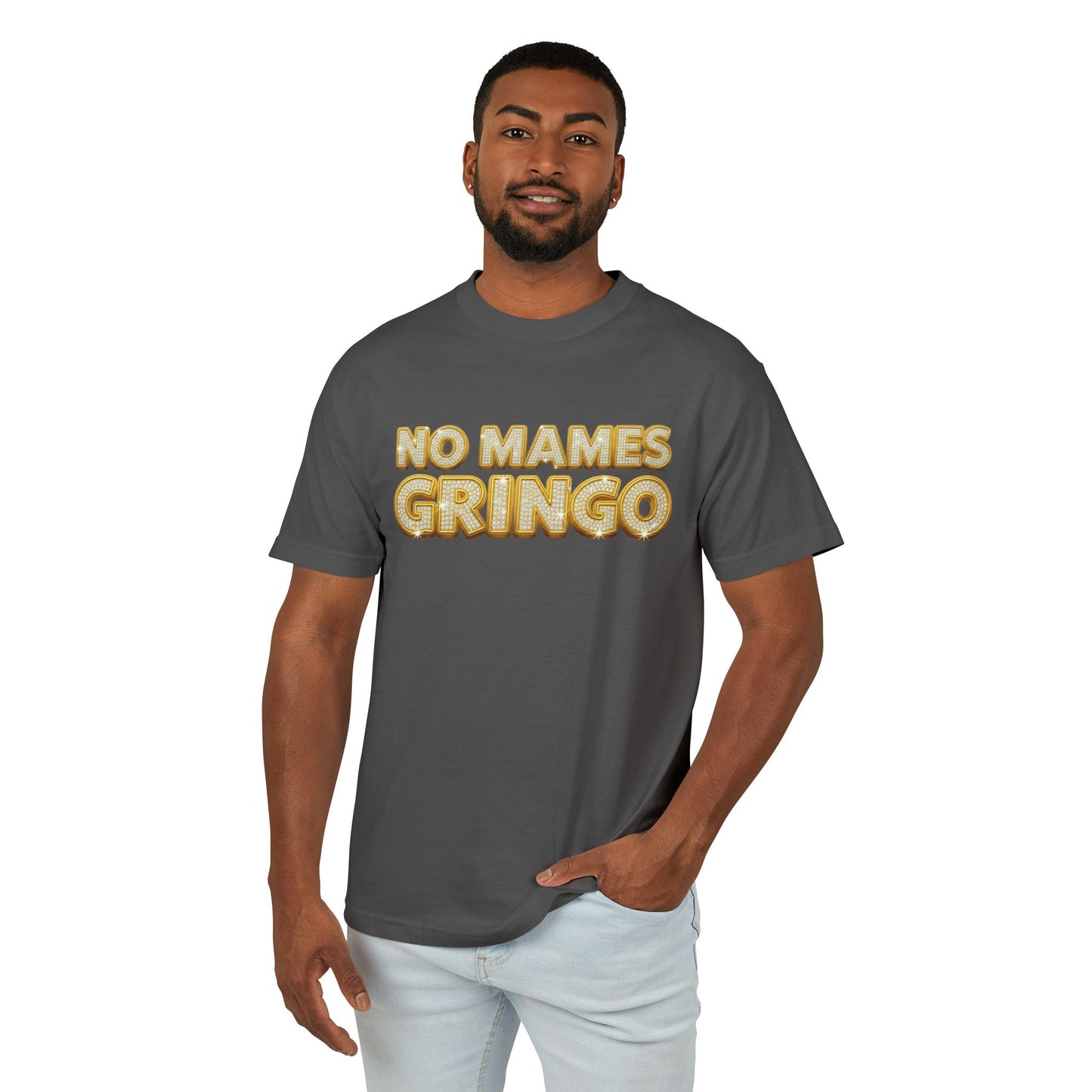 Gold Studded Gringo - Gold Studded Lost Fire (backside) - Everyday Casual Top Tee