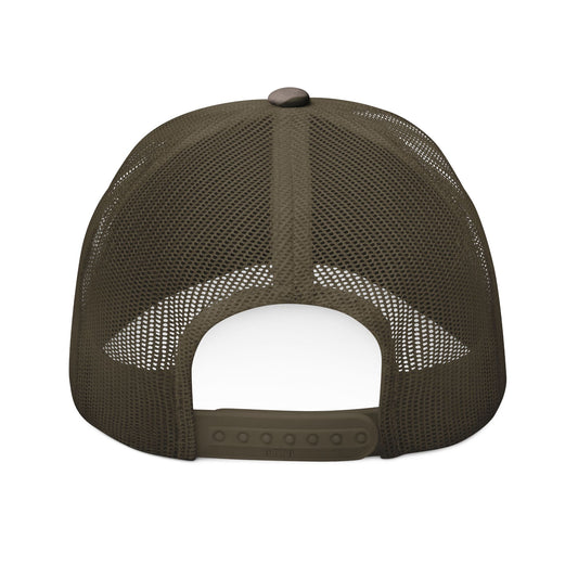 Camouflage Gringo Trucker Hat - Stylish Outdoor Cap, Perfect for Hiking, Camping, Festivals, Unique Gift for Adventurers